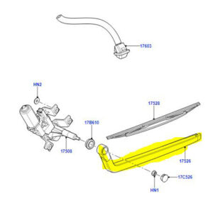 BRAS - GUIDE ESSUIE-GLACE ARRIERE DKB500690