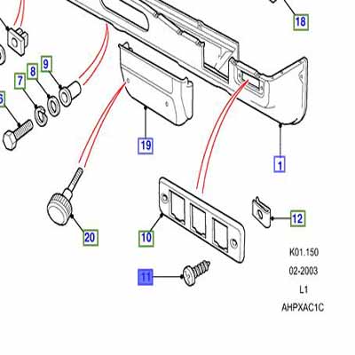 VIS AUTOTARAUDEUSE, NO 6 X 1/2 AB606044L
