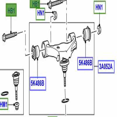 BOLT M14 X 80MM FRONT SUSPENSION ARM RYG000420