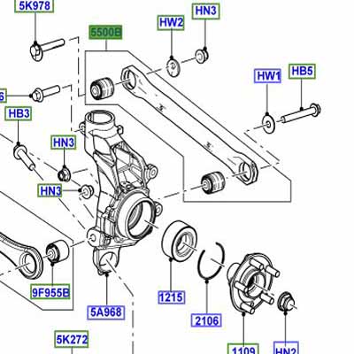 ARM – REAR SUSPENSION LR002576