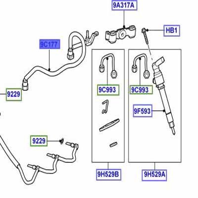 PIPE – FUEL RETURN  LR005687