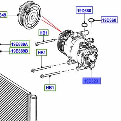 COMPRESSOR AIR CONDITIONING LR011983