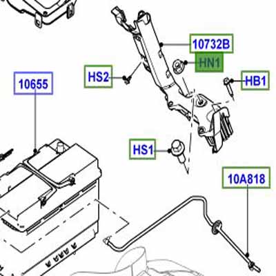 NUT BATTERY TRAY LR024171