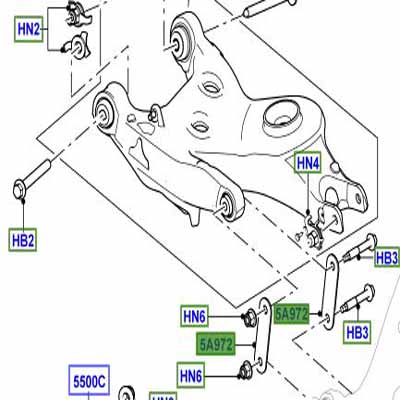 LINK – SUSPENSION ARM TO KNUCKLE LR037691