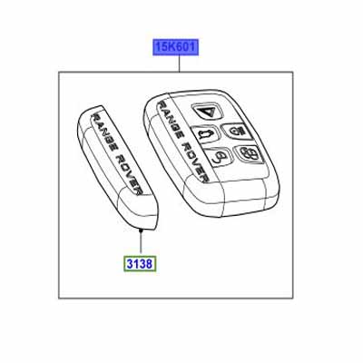 TÉLÉCOMMANDE À CLÉ LR038719