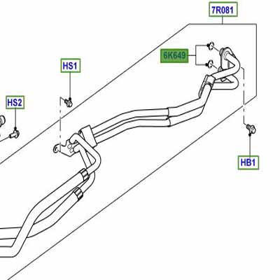 JOINT TORIQUE – TUYAUX DE REFROIDISSEMENT D’HUILE – LR049457