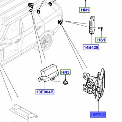 SENSOR LH LANE CHANGE MERGE AID, REVERSE TRAFFIC DETECTION/CTA/LCMA LR071747