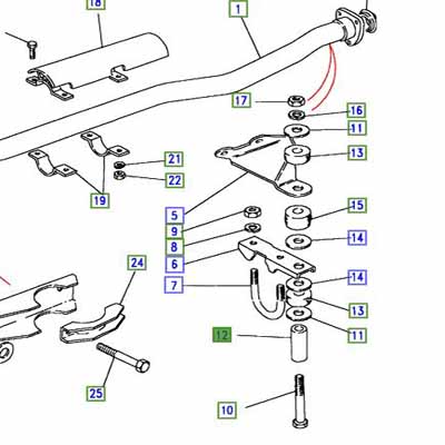 SPACER EXHAUST SYSTEM NRC5403