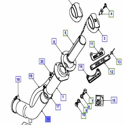 HOSE – FUEL FILLER PIPE DEFENDER 90 NTC2338