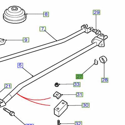 PIN ROLL SELECTOR ROD PA116221L