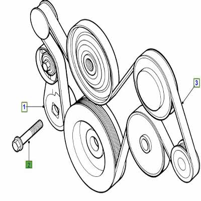 BOLT TENSIONER TO BLOCK TD5 PYG10006L