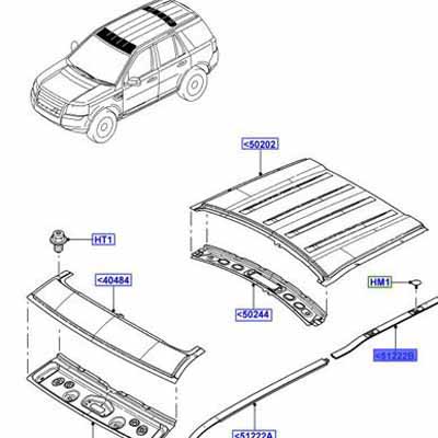 MOULDING WEATHERSTRIP LEFT HAND LR001656