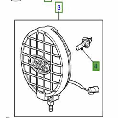 BULB-HEADLAMP CEWE, QUARTZ HALOGEN, TYPE H2 RTC9498