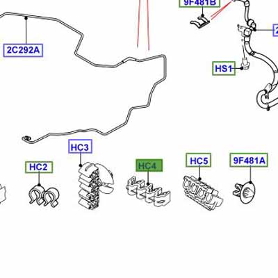 CLIP 4 WAY BRAKE PIPES SYC500040