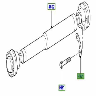 WASHER PROPSHAFT TYF500010