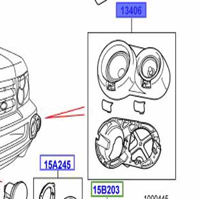 BRACKET LH, DRIVING LAMP VUU500310