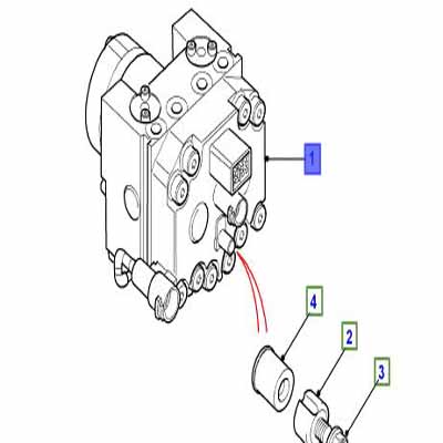 MODULATOR ANTILOCK BRAKES SRB101203