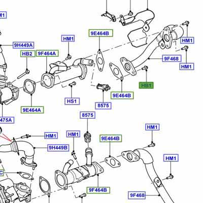 BOLT M6 X 16MM TUBE – EGR VALVE TO INLET MANIFOLD 1316028