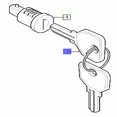 KEY-BLANK OWNER 17H2475L