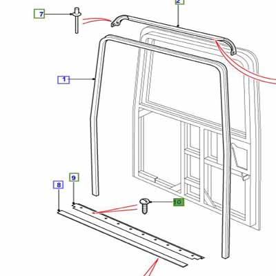 VIS LONGUE, AUTOTARAUDEUSE, NO 6 X 5/8, PROTECTEUR AU JOINT DE RETENUE AB606056