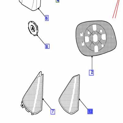 GRILLE – SPEAKER LEFT HAND, CHEATER-INNER AWR5105LVG