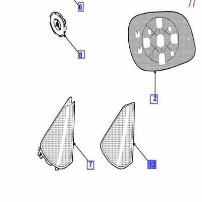 GRILLE – HAUT-PARLEUR CÔTÉ DROIT, INTÉRIEUR DE LA TRICHERIE AWR5106LVG