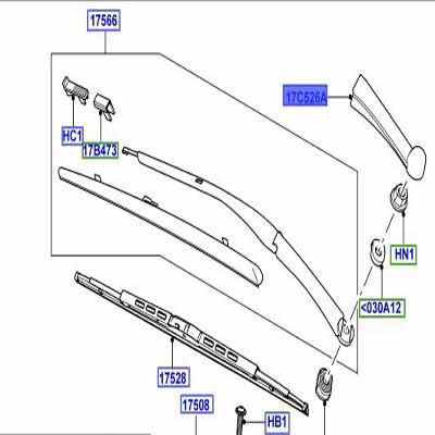 CAP WIPER ARM PASSENGER RHD DKG000030