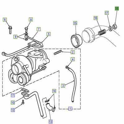 ECROU HEXAGONAL 2.5L 6 CYL BMW TURBO DIESEL ESR1695