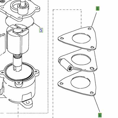 GASKET-VACUUM PUMP ETC4616