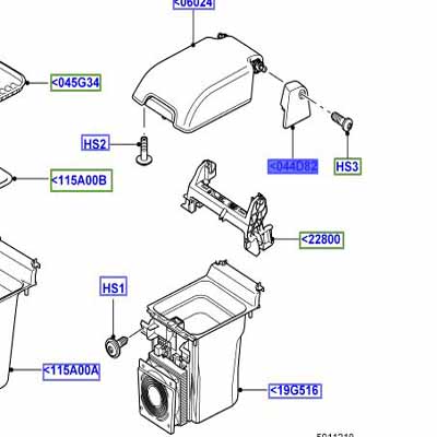 COVER – CONSOLE HINGE NOBLE RIGHT HAND FJV501080MVM