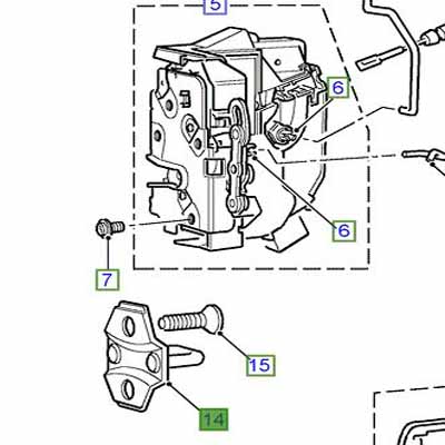 STRIKER-DOOR LOCK FQB100100