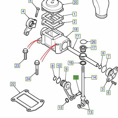 AXE-CHAPE/PIVOT CHANGEMENT DE VITESSE FRC8766