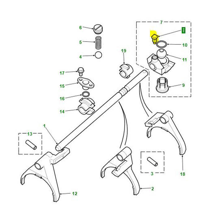 VIS SANS TÊTE BOÎTE DE TRANSFERT 13D FTC4536