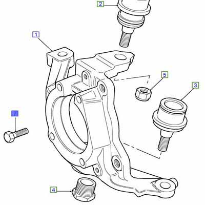 BOLT LOCK STOP STEERING KNUCKLE FTC5151