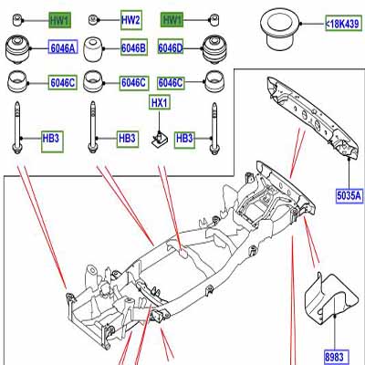 WASHER ISOLATOR KVX500010