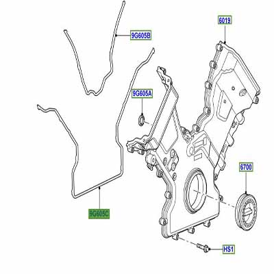 SEAL TIMING GEAR COVERS LR000319