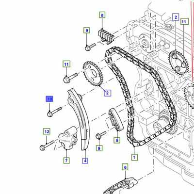 BOLT TIMING GEAR LR006615