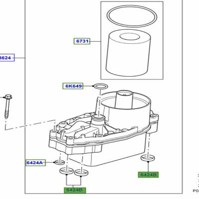 SEAL Ø 18MM, FROM ENGINE TO OIL FILTER HOUSING LR013161