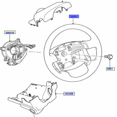 WHEEL – STEERING LR024056