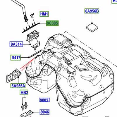 ANNEAU – MAINTIEN DU RESERVOIR DE CARBURANT LR003778