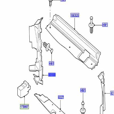 DEFLECTOR – AIR RIGHT HAND SIDE PDB500450