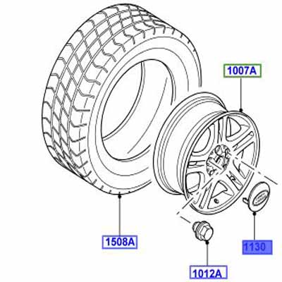 COVER – WHEEL CHROME SHADOW RRJ500030MNL