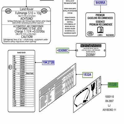 AUTOCOLLANT CAPTEUR DE PRESSION DES PNEUS RTC000110