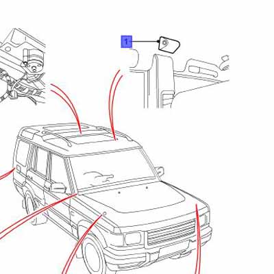 ULTRASONIC SENSOR AIR SUSPENSION YWC107040LUM