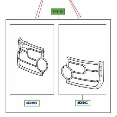 GUARD HEADLAMPS VUB501200