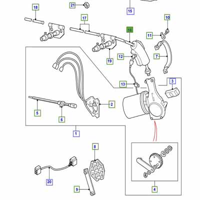 TUBE MOTOR TO WHEELBOX DOS500010