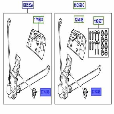 RETAINER TOW BAR KNW500010