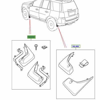 KIT BAVETTES AVANT LR003324