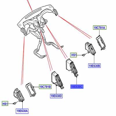 BOUCHE D’AIR CENTRE DROIT LR016371