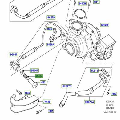 FILTRE TURBOCOMPRESSEUR LR016682